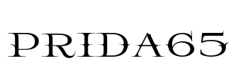 Prida65 Font Image