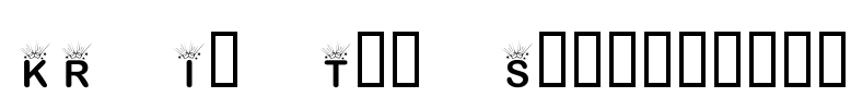KR In The Spotlight! Font Image