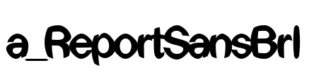 a_ReportSansBrl Font Image