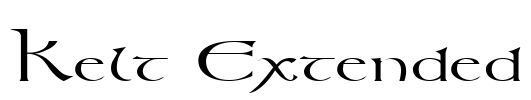 Kelt Extended Font Image
