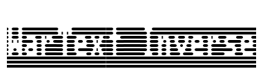 WarText Inverse Font Image