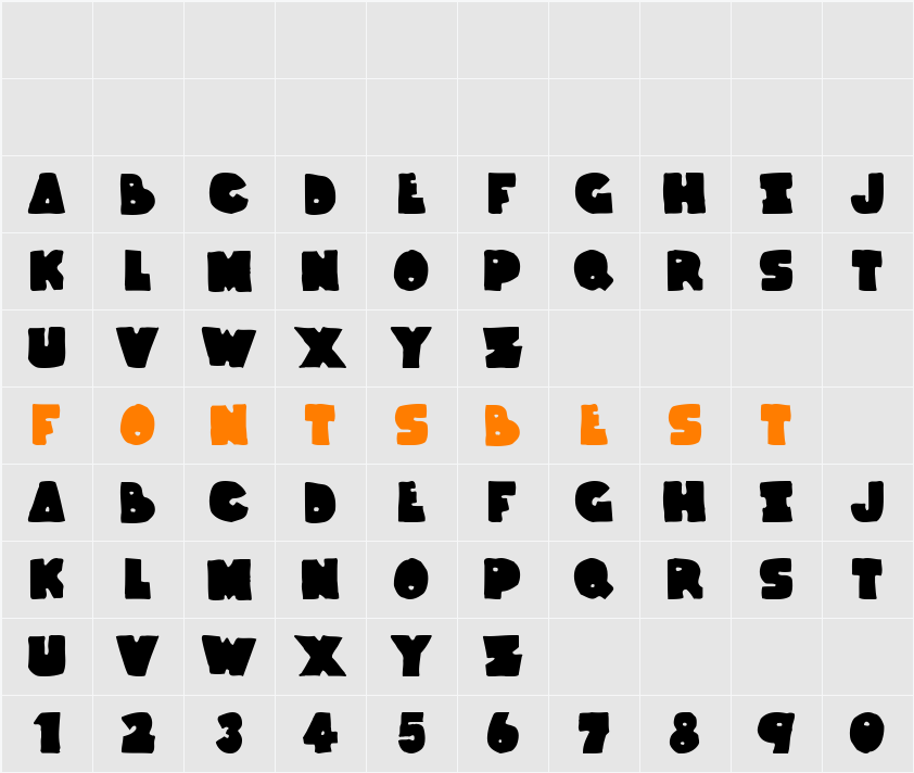 Thunder Thighs Character Map