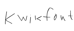 Kwikfont Font Image