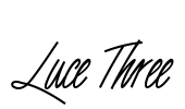 Luce Three Font Image