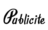 Publicite Font Image