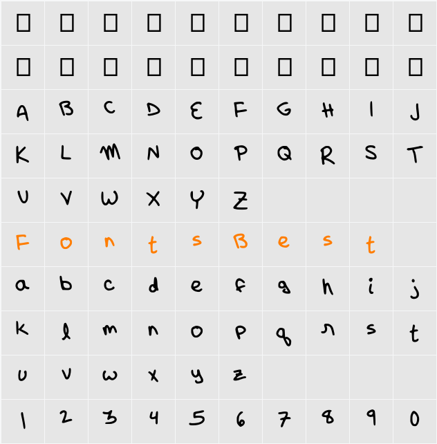 Riley Character Map