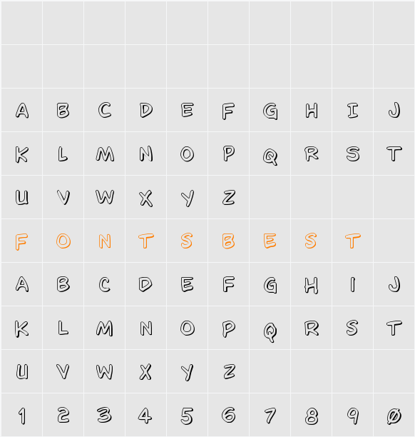 Domino Mask 3D Character Map
