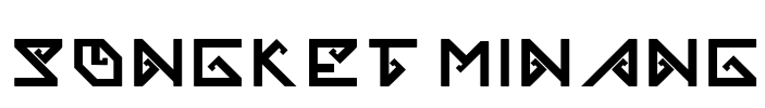 Songket Minang Font Image