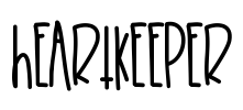 HeartKeeper Font Image