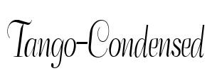 Tango-Condensed Font Image