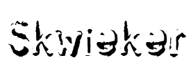 Skwieker Font Image