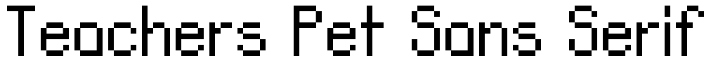 Teachers Pet Sans Serif Font Image