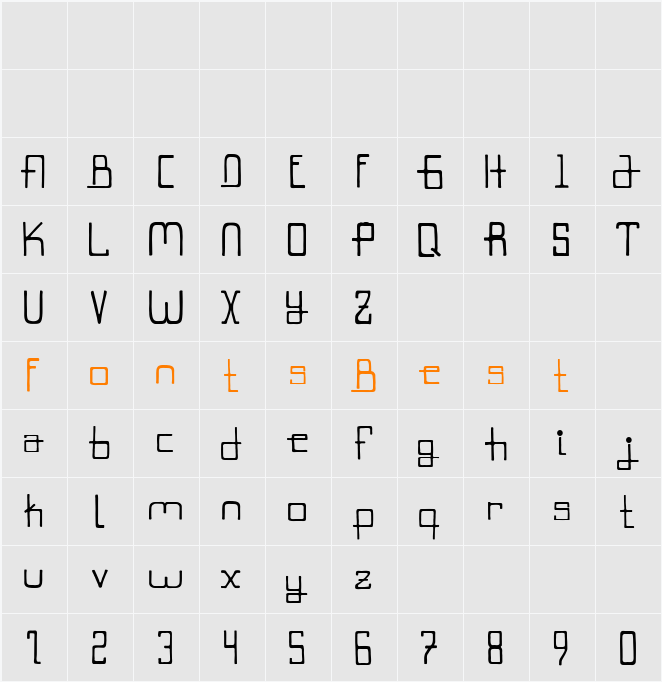 rokyodil Character Map