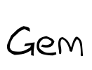 Gem Font Image