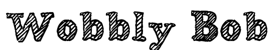 Wobbly Bob Font Image