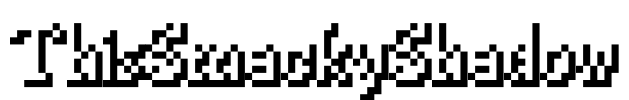 ThisSmackyShadow Font Image
