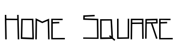 Home Square Font Image