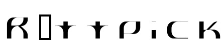 Råttpick Font Image
