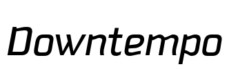 Downtempo Font Image