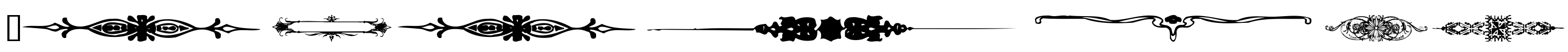 Dividers Font Image
