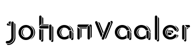 JohanVaaler Font Image