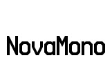 NovaMono Font Image