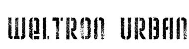 Weltron Urban Font Image