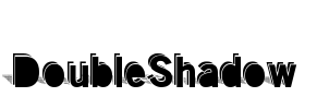 DoubleShadow Font Image