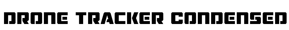 Drone Tracker Condensed Font Image