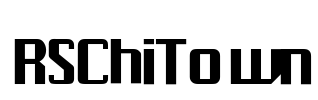 RSChiTown Font Image