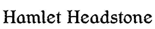 Hamlet Headstone