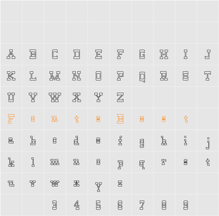 WildWest-Normal Hollow Character Map