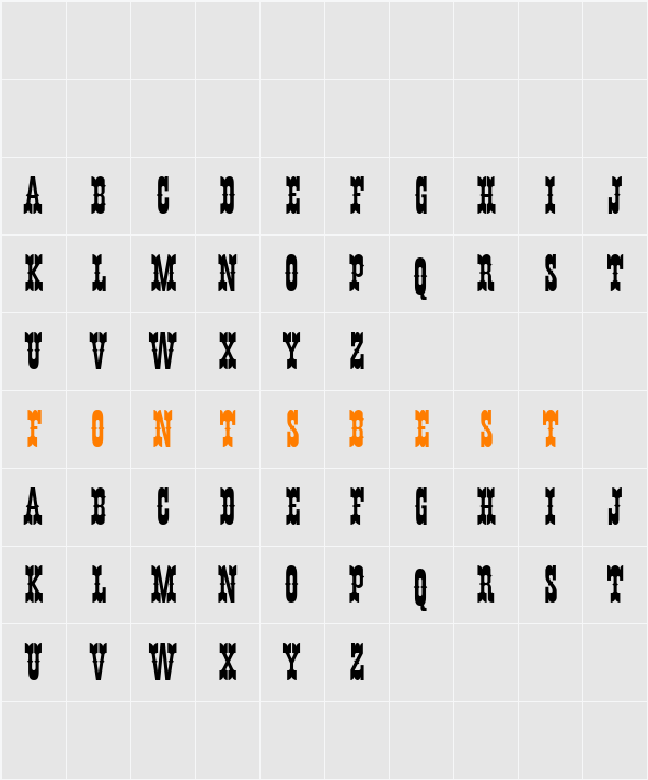 HFF Young Wanna Plain Character Map