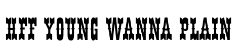 HFF Young Wanna Plain Font Image