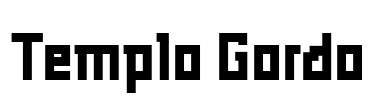 Templo Gordo Font Image