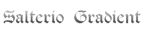 Salterio Gradient Font Image