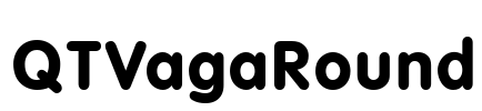 QTVagaRound Font Image