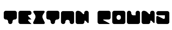 Textan Round Font Image