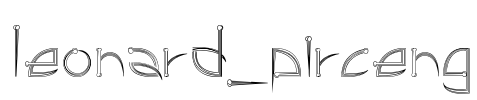 leonard_pirceng Font Image