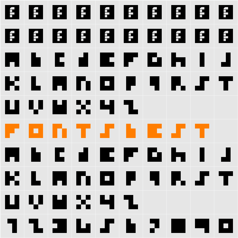 Ikkle Character Map