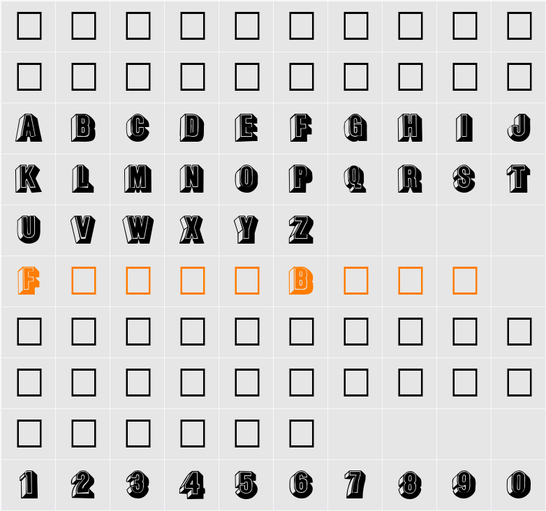 Lee Character Map