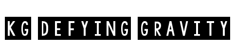 KG Defying Gravity Font Image