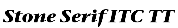 Stone Serif ITC TT