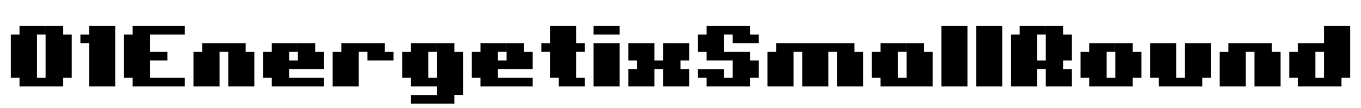 01EnergetixSmallRound Font Image