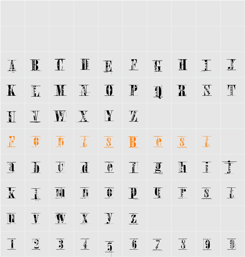 Toreador Character Map