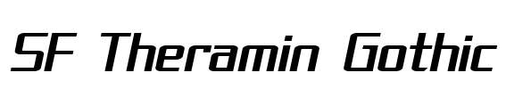 SF Theramin Gothic