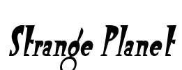 Strange Planet Font Image