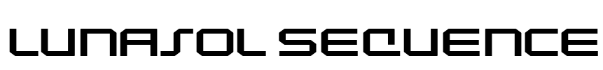 Lunasol Sequence Font Image