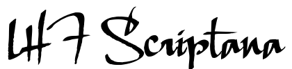 LHF Scriptana Font Image