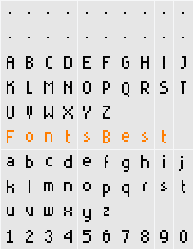 RittswoodYoungEx_7 Character Map